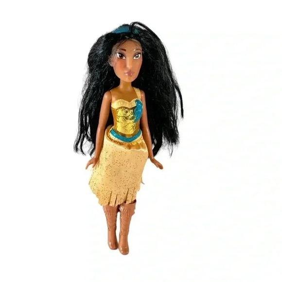 Disney Pocahontas Preowned 11" Doll Buckskin Style Dress Articulated Arms Hands - Picture 1 of 5
